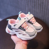 Spring Children's Sports Shoes Boys And Girls Student Running Shoes Korean New Style Single Shoes - Nioor