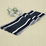 Knitted Warmth And Color Matching Striped Men's Scarf - Nioor