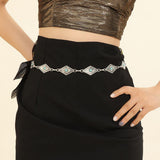 Women's Waist Chain With Skirt Bohemian Style Slim Chain Belt - Nioor