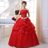 New Bustier Korean Princess Thin Wedding Dress - Nioor