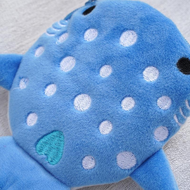 Plush Children's Shark Coin Purse Cute Cartoon Pendant - Nioor