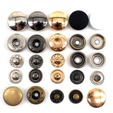 Metal Snap Button Buttons Buttons All-match Concealed Jackets Round Snap Buttons Denim Clothes Snap Button