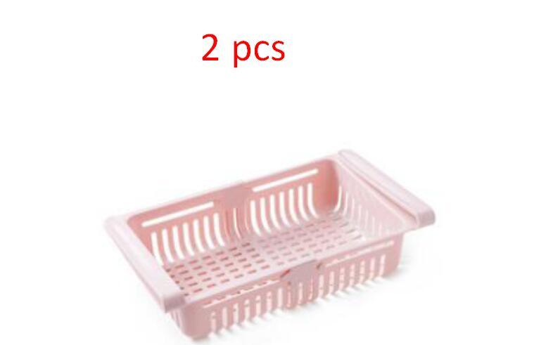 Refrigerator Storage Basket Stretchable Multifunction Kitchen Refrigerator Storage Box - Nioor