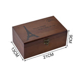 Solid wood sewing box