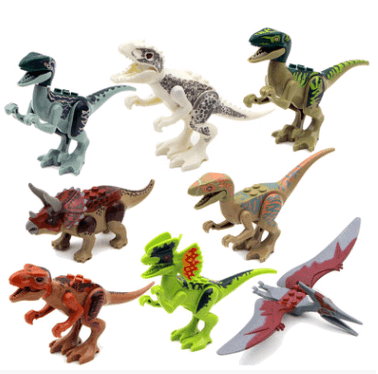 Building Blocks Mini Dinosaur Bricks Figures Kids Toys For Children - Nioor