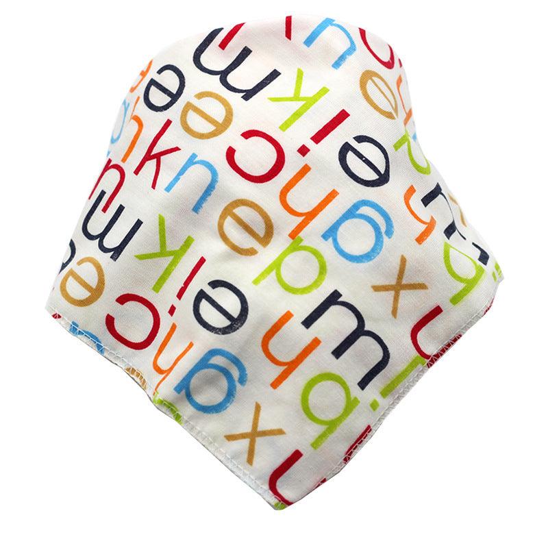 Baby Bibs Waterproof Triangle Cotton Cartoon Child Baberos Bandana Bibs Dribble Bibs Newborn Slabber Absorbent Cloth - Nioor