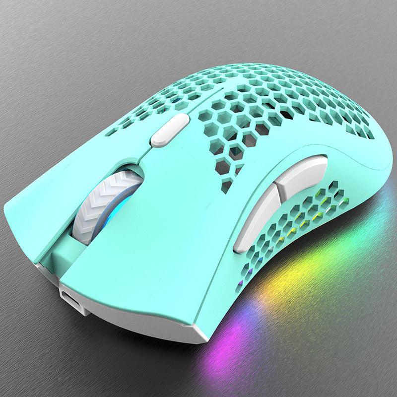 Wireless mouse game luminous RGB electric charging mouse - Nioor