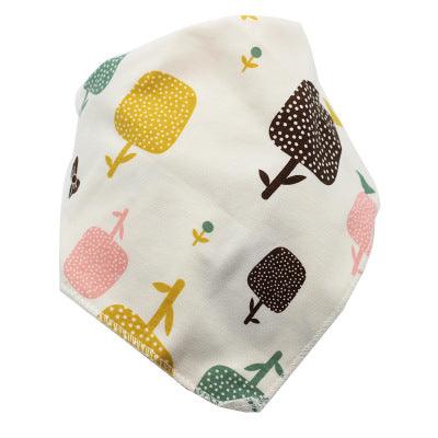 Baby Bibs Waterproof Triangle Cotton Cartoon Child Baberos Bandana Bibs Dribble Bibs Newborn Slabber Absorbent Cloth - Nioor