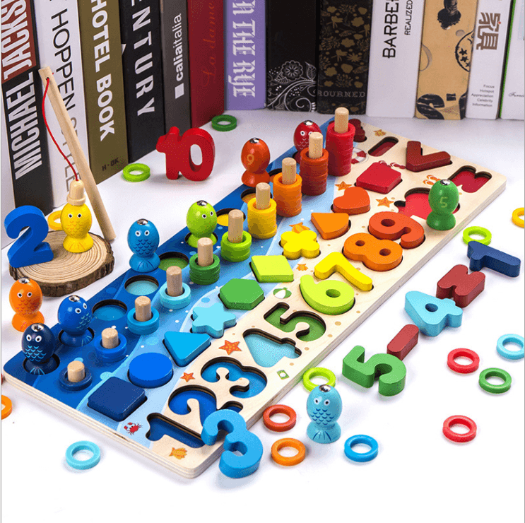 Children 3D Alphabet Number Puzzle Baby Colorful Geometric Digital Letter Educational Toy - Nioor