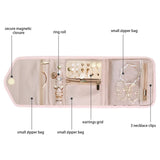 Makeup Jewelry Bag Storage Bag Foldable