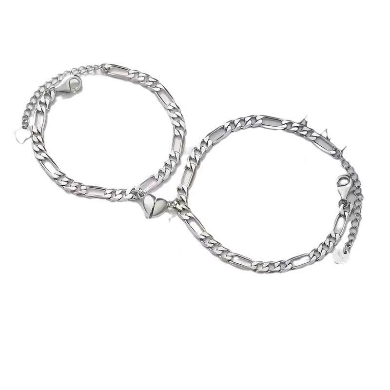 Niche High-grade Love Magnetic Couple Bracelet Pair