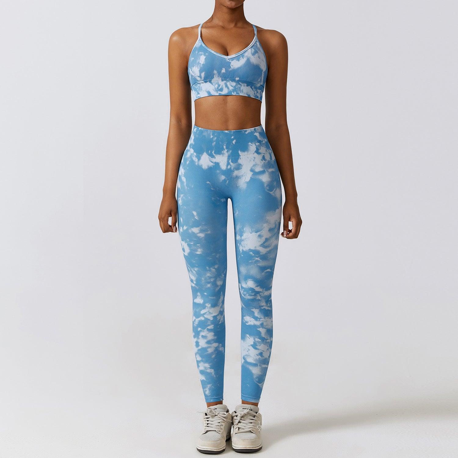 Camouflage Printing Seamless Yoga Suit - Nioor