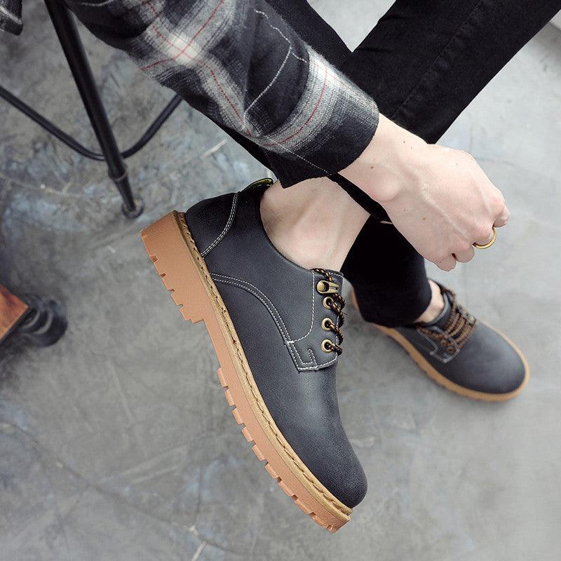 All-match Casual Boots Low-cut Tooling Trendy Shoes For Men - Nioor