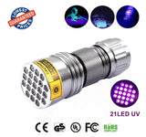 21LED violet flashlight LED violet UV UV Flashlight counterfeit flashlight - Nioor