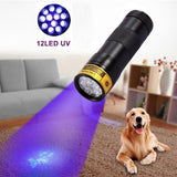 21LED violet flashlight LED violet UV UV Flashlight counterfeit flashlight - Nioor