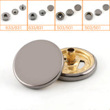 Metal Snap Button Buttons Buttons All-match Concealed Jackets Round Snap Buttons Denim Clothes Snap Button