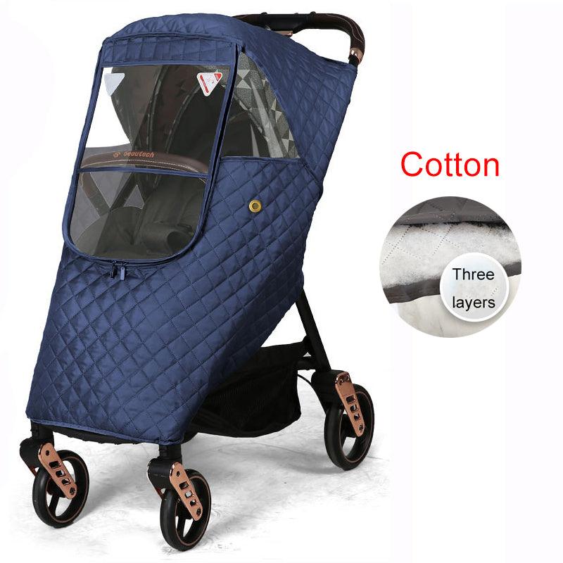 Stroller rain cover baby carriage wind cover umbrella car - Nioor