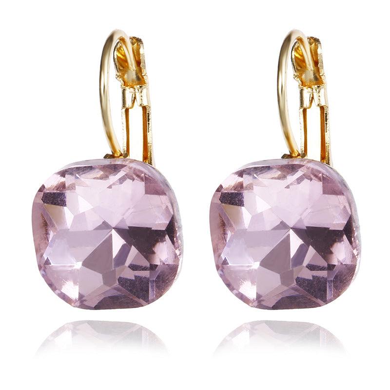 Crystal earrings earrings - Nioor