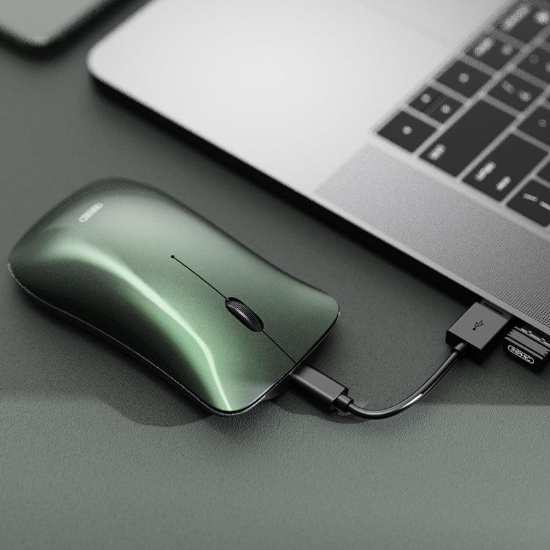 Wireless Rechargeable Bluetooth Mouse Ultra-thin Silent Laptop Desktop Mouse - Nioor