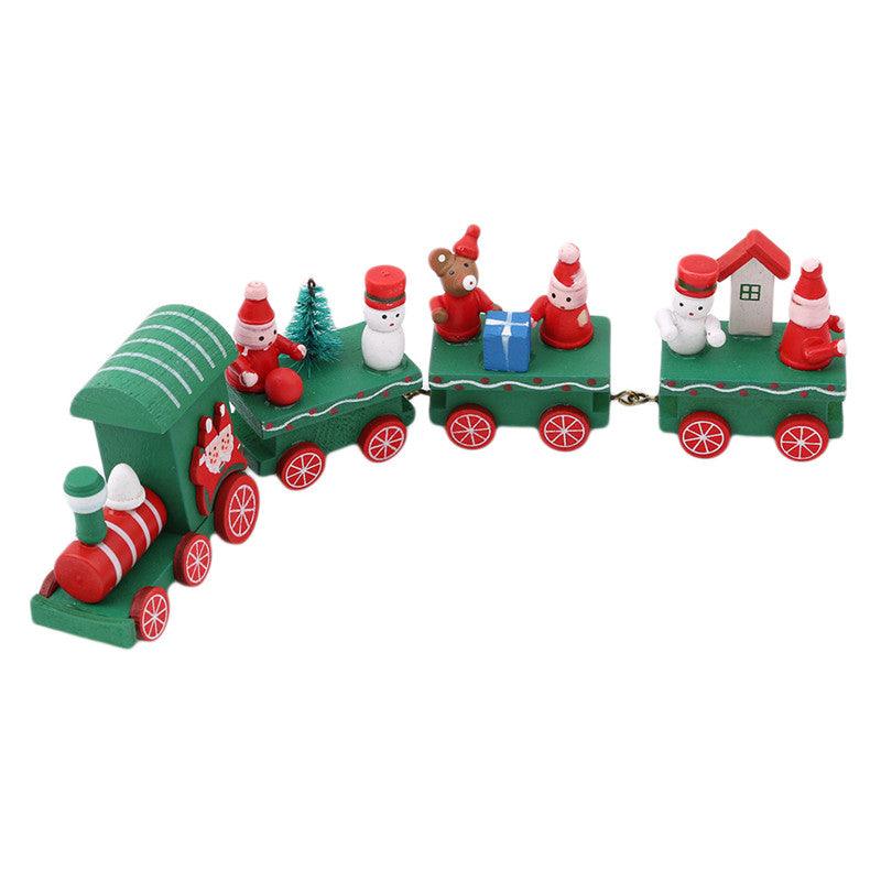 4pcs Mini Wood Train Toys - Nioor