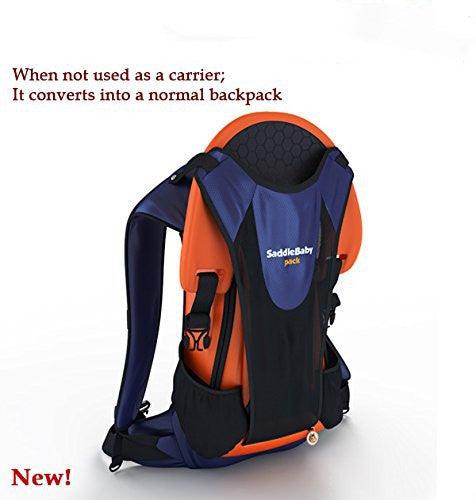 Hands-Free Shoulder Carrier with Ankle Straps and Cushioned Hip Seat Nylon Child Strap Rider travel back frame infant saddle - Nioor