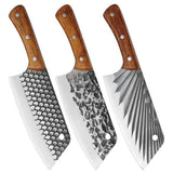 Nan Bamboo Stainless Steel Kitchen Knife Set - Nioor