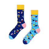 Personalized Cartoon Trendy Socks Creative Cartoon Mid-calf Couple Cotton Socks Socks For Men And Women - Nioor