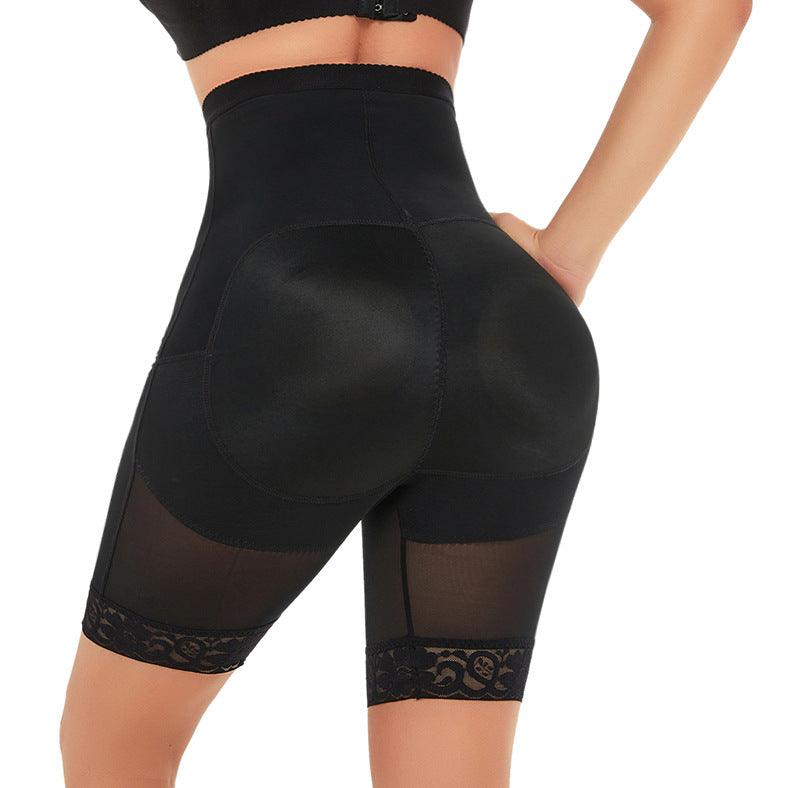 High Waist Hip Contracting Belly Three Breasted Shaping Pants - Nioor