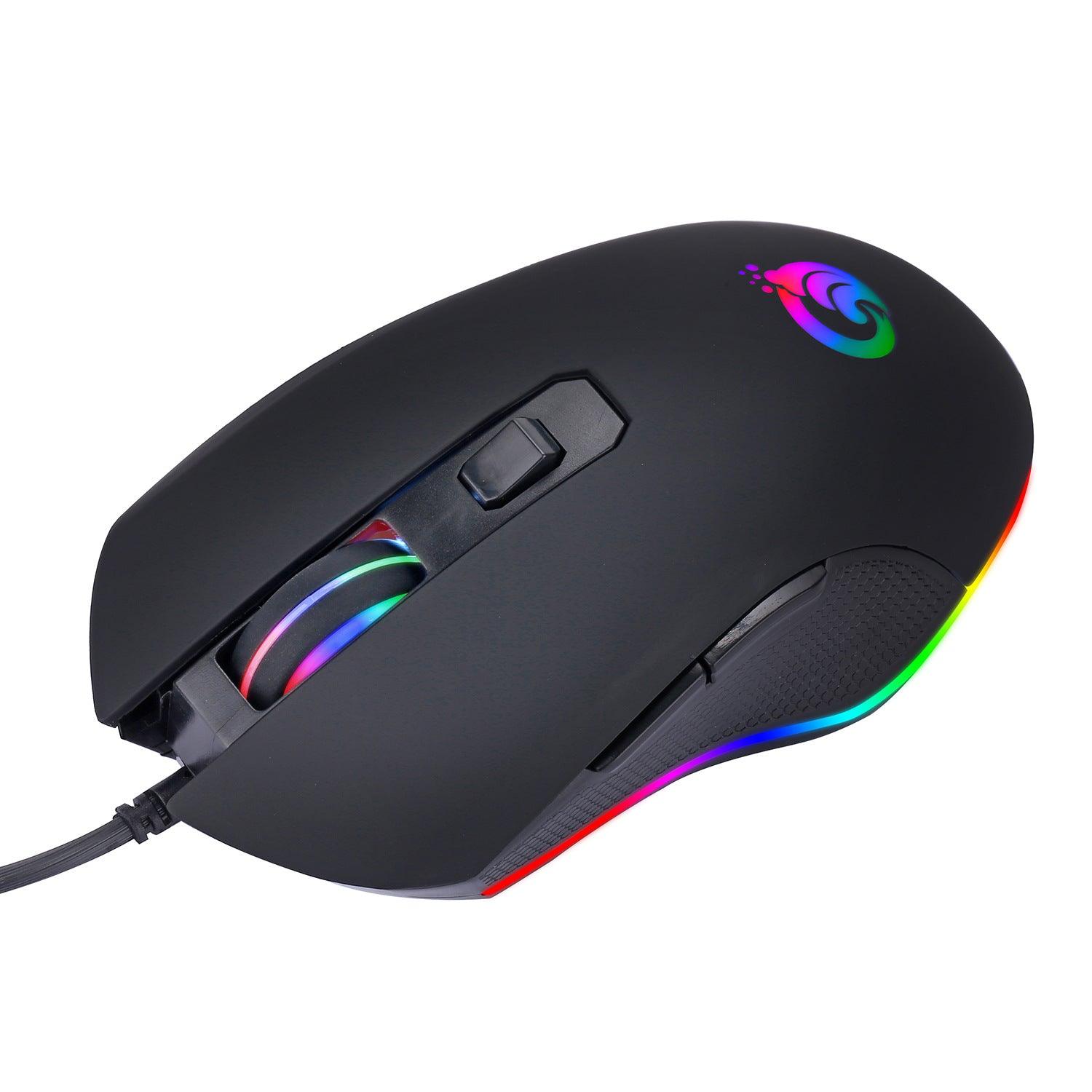 Wired gaming mouse glows - Nioor