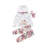 Long sleeve cotton suit three-piece