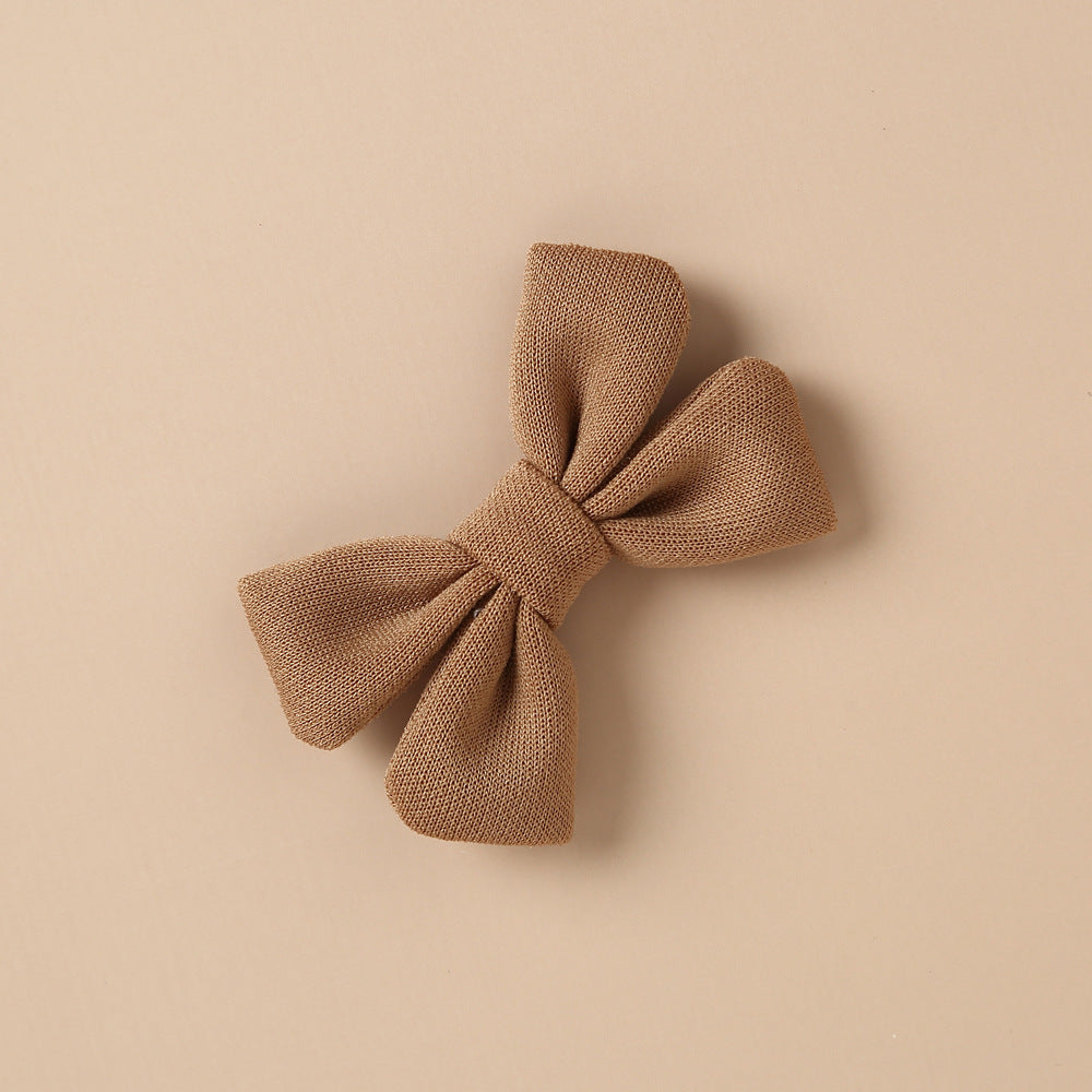 Retro Style Bow Children's Hair Edge Clip Jewelry