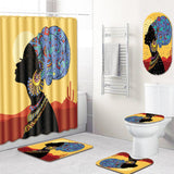 Five-piece bathroom mat set - Nioor