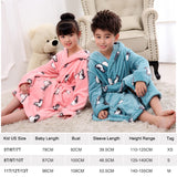 Flannel children's nightgown