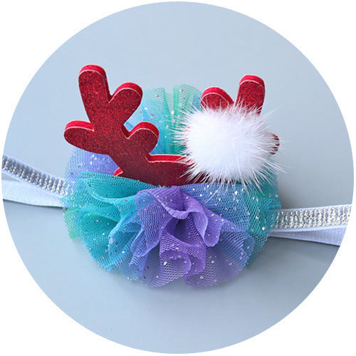 Christmas hat baby head ornament