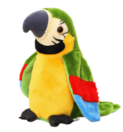 Electric Talking Parrot Plush Toy Cute Speaking Record Repeats - Nioor