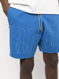 Letter Embroidered Drawstring Shorts For Men And Women - Nioor