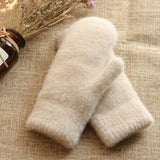 Korean-style Knitted Thermal Gloves - Nioor