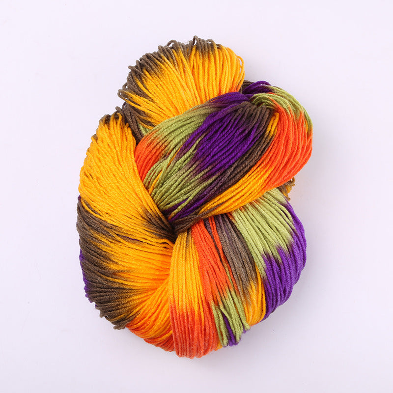 Fancy section dyed pure acrylic yarn