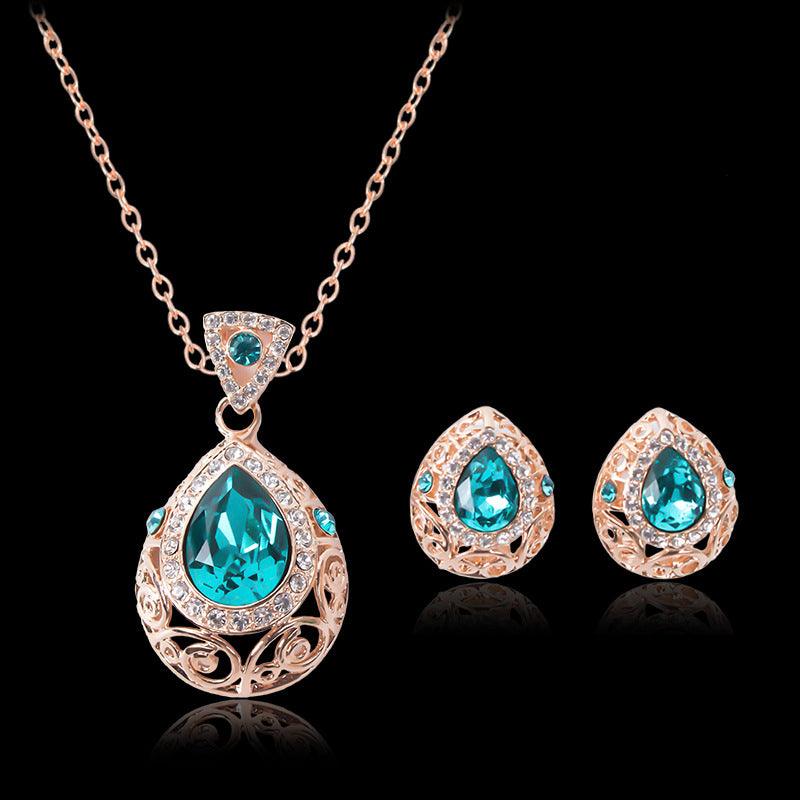 Hollow pattern jewelry set - Nioor