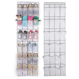 24 Pocket Shoe Space Door Hanging Storage Rack - Nioor