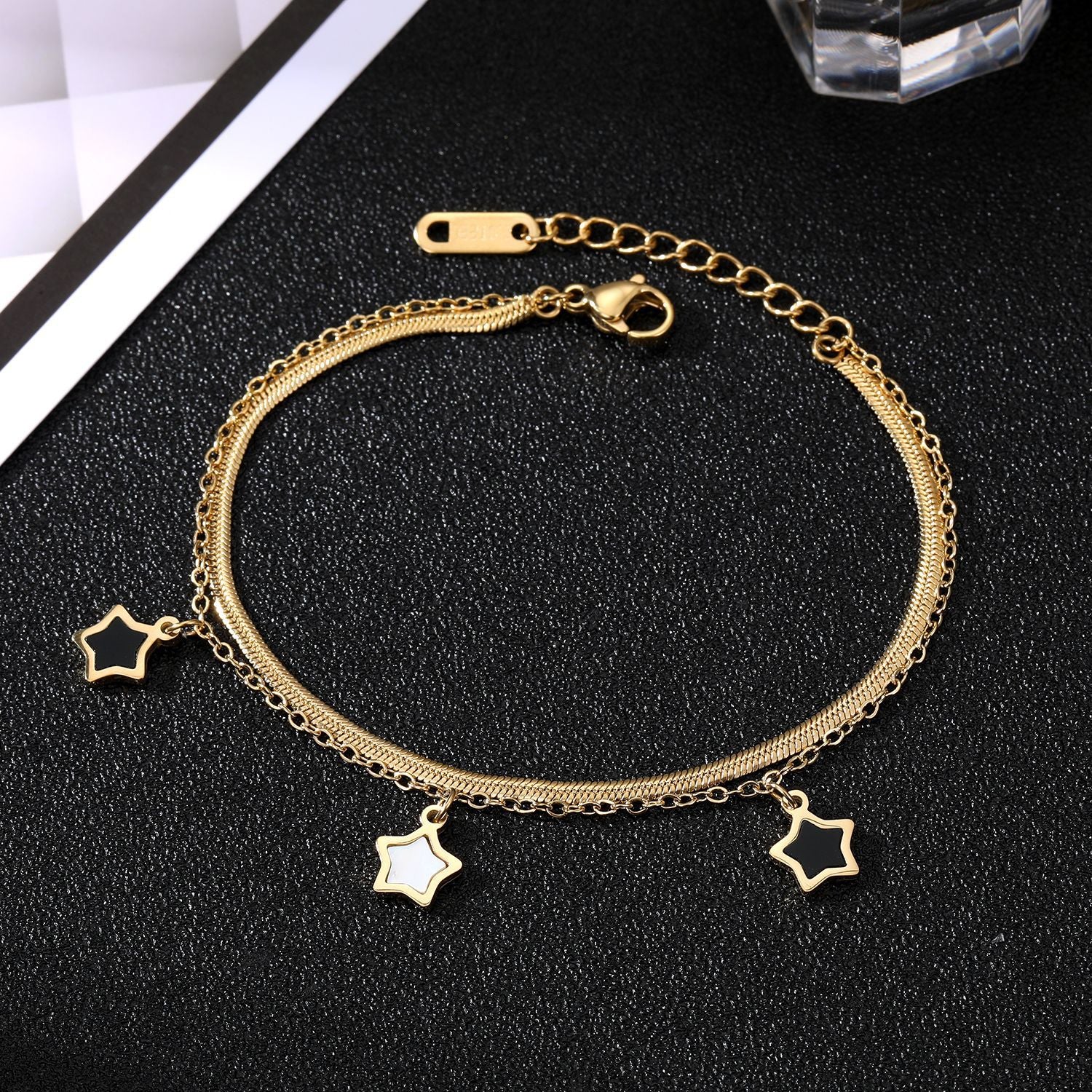 Five-pointed Star Stainless Steel Bracelet