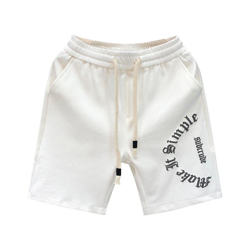Printed Cropped Sports Pants Summer Men - Nioor