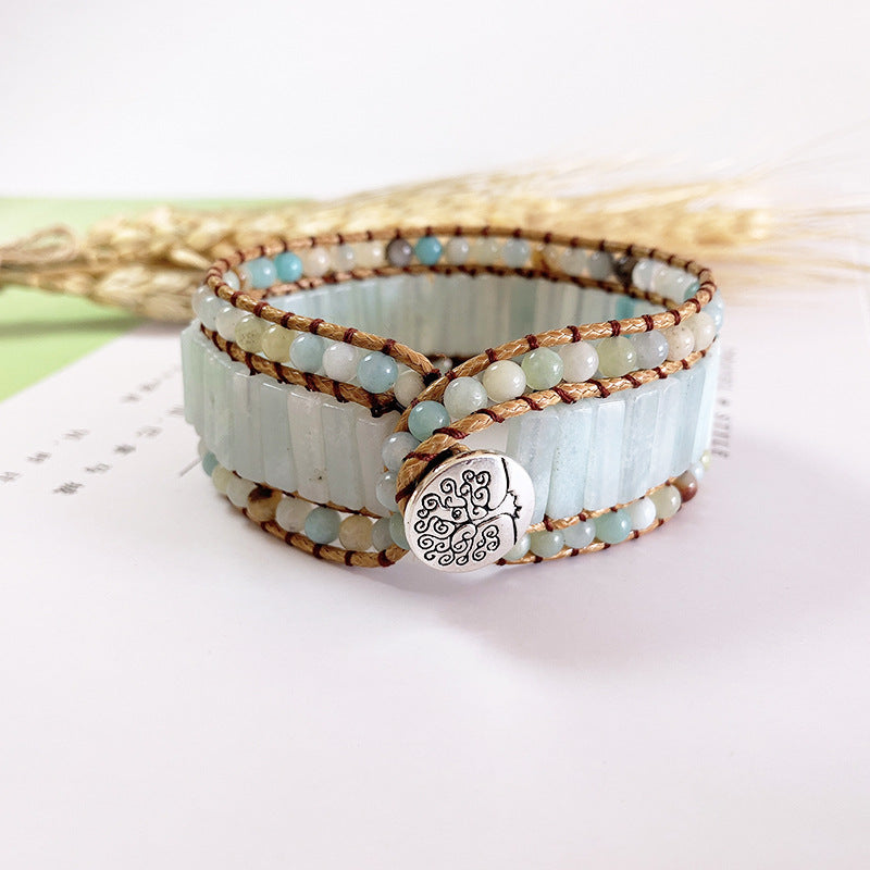 Multi-layer Woven Emperor Stone Beaded Bracelet