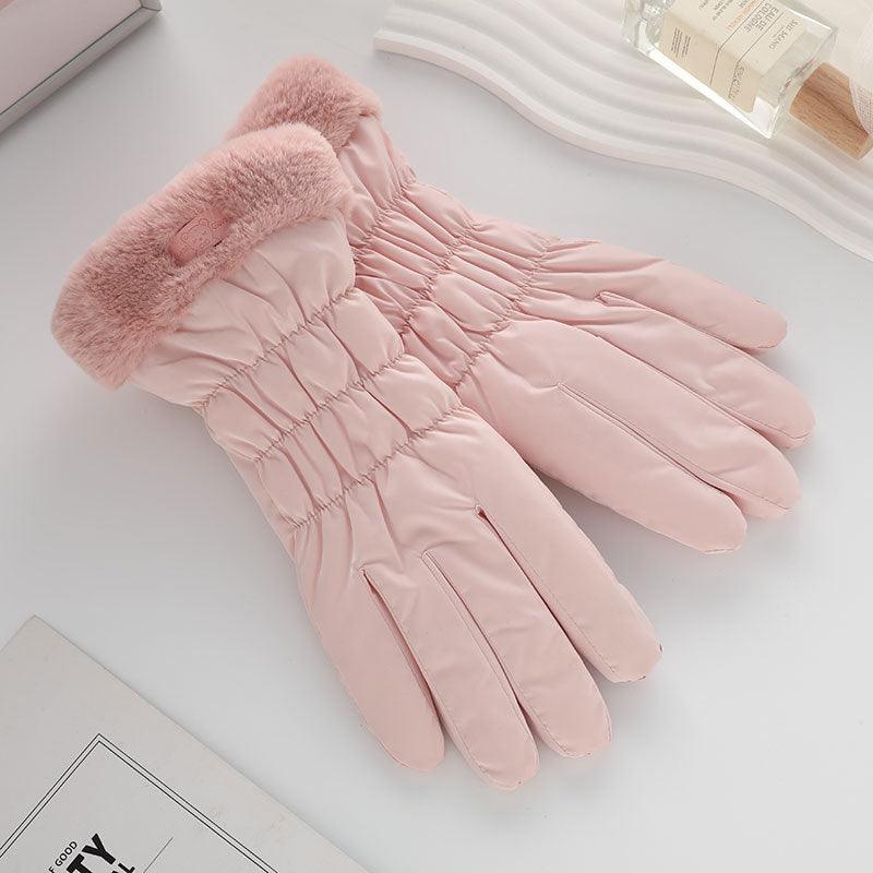 Winter Fleece-lined Thickened Touch Screen Gloves - Nioor