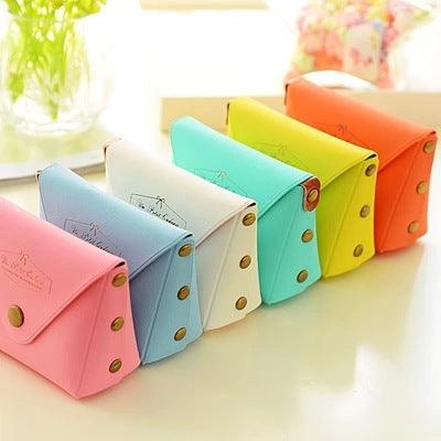 Cute Candy Color Key Case Macaron Coin Purse - Nioor