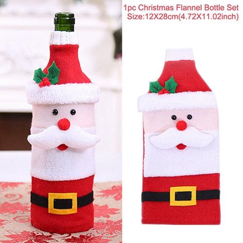 Christmas Decorations Christmas Wine Bottle Socks - Nioor