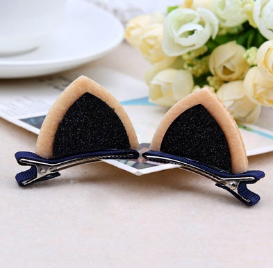 Lot Girls Barrettes Cute Cat Ears Hair Clip Kids Safety Headband Hairpin For Kids Hair Accessories