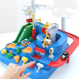 Cars Pass Through Big Adventure Parking Lot Rail Car Toy Car Track Kids Toy - Nioor