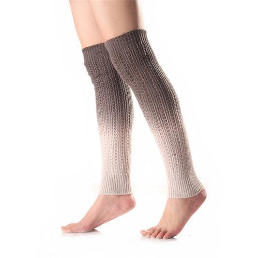 Warm Knitted Leg Gaurd Set Stockings - Nioor