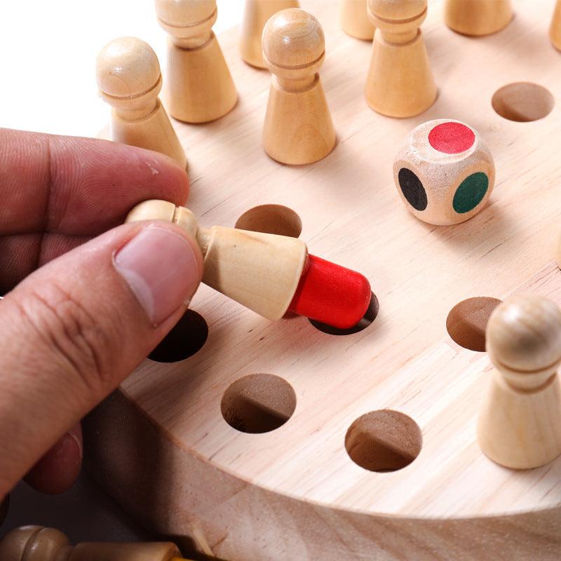 Children's Wooden Educational Toys Memory Chess Kid Early Education Toys - Nioor